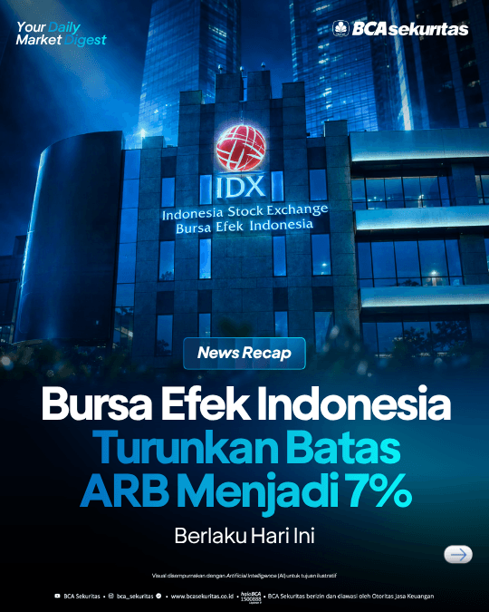 Bursa Efek Indonesia Turunkan Batas ARB Menjadi 7%