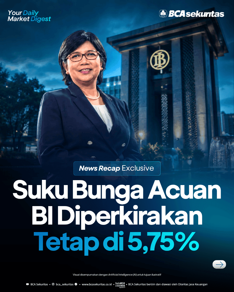 Suku Bunga Acuan BI Diperkirakan Tetap di 5,75%